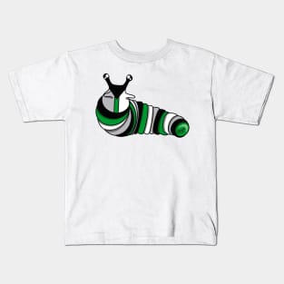 Demiromantic Pride Fidget Slug Kids T-Shirt